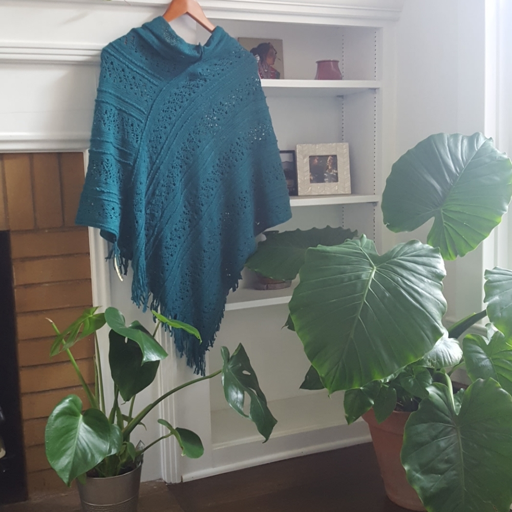 Lightweight Knit Poncho